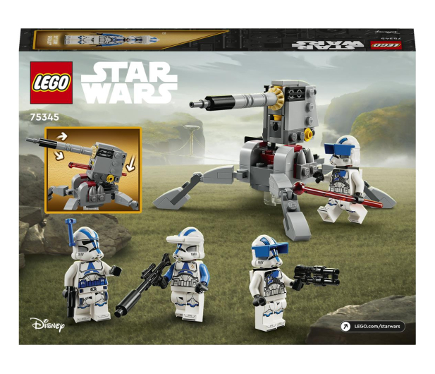 LEGO Star Wars 75345 Zestaw bitewny żołnierze klony z 501. legion - 1091282 - zdjęcie 10
